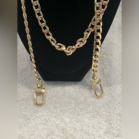 Chain Strap suitable for Wallet-on-Chain/Crossbody bag in light gold 47” main image 5